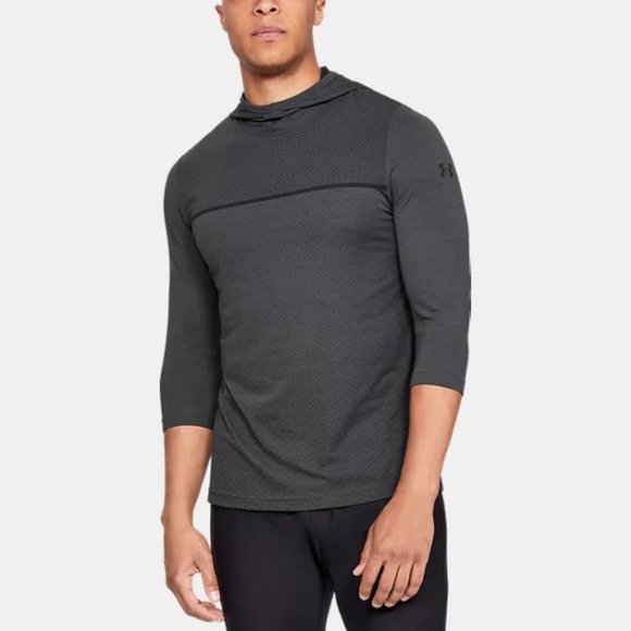 Under Armour Other - Nwt LARGE Under Armour Mens Vanish Seamless 3/4 Sleeve Hoodie Size L 1322038-019